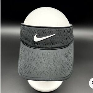 Nike Black Visor with White  Logo